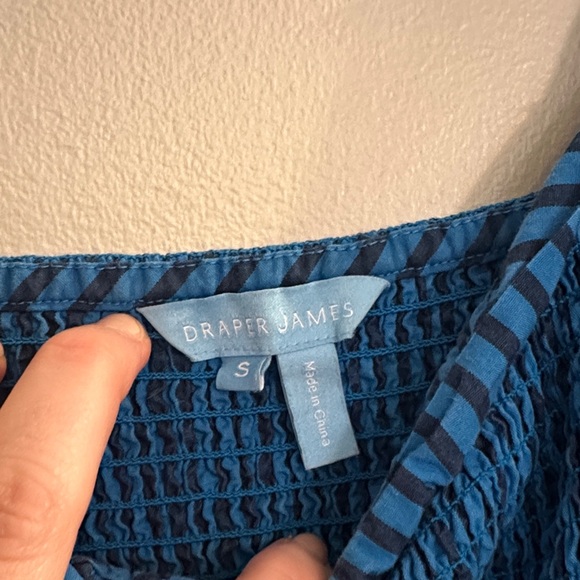 Draper James Blue Striped Dress - Picture 4 of 6